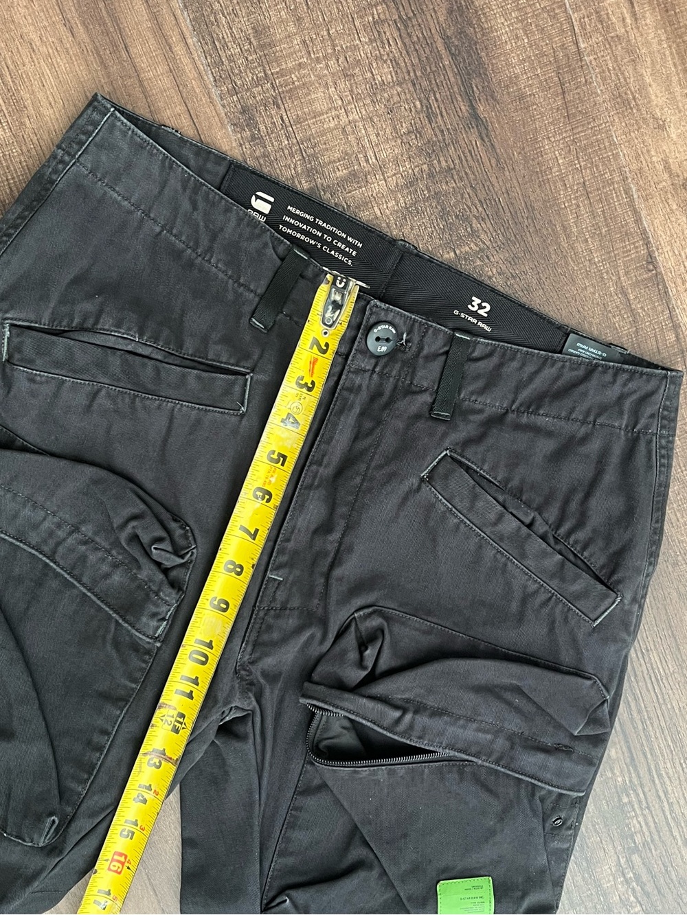 G-Star Black Cargo Joggers with Utility Pockets - Picture 4 of 10